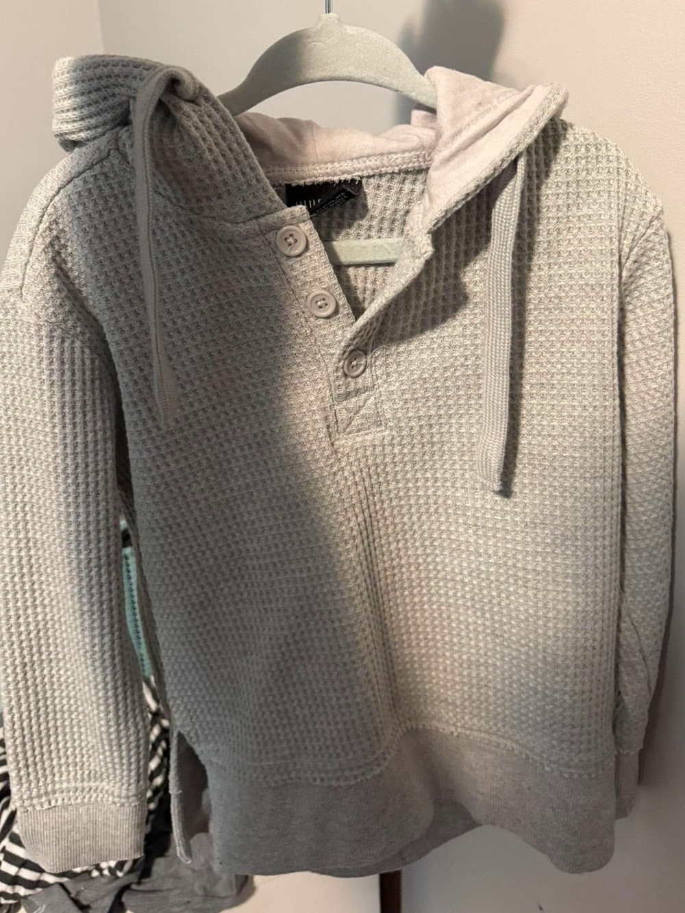 EUC 2T Little Bipsy waffle pullover
